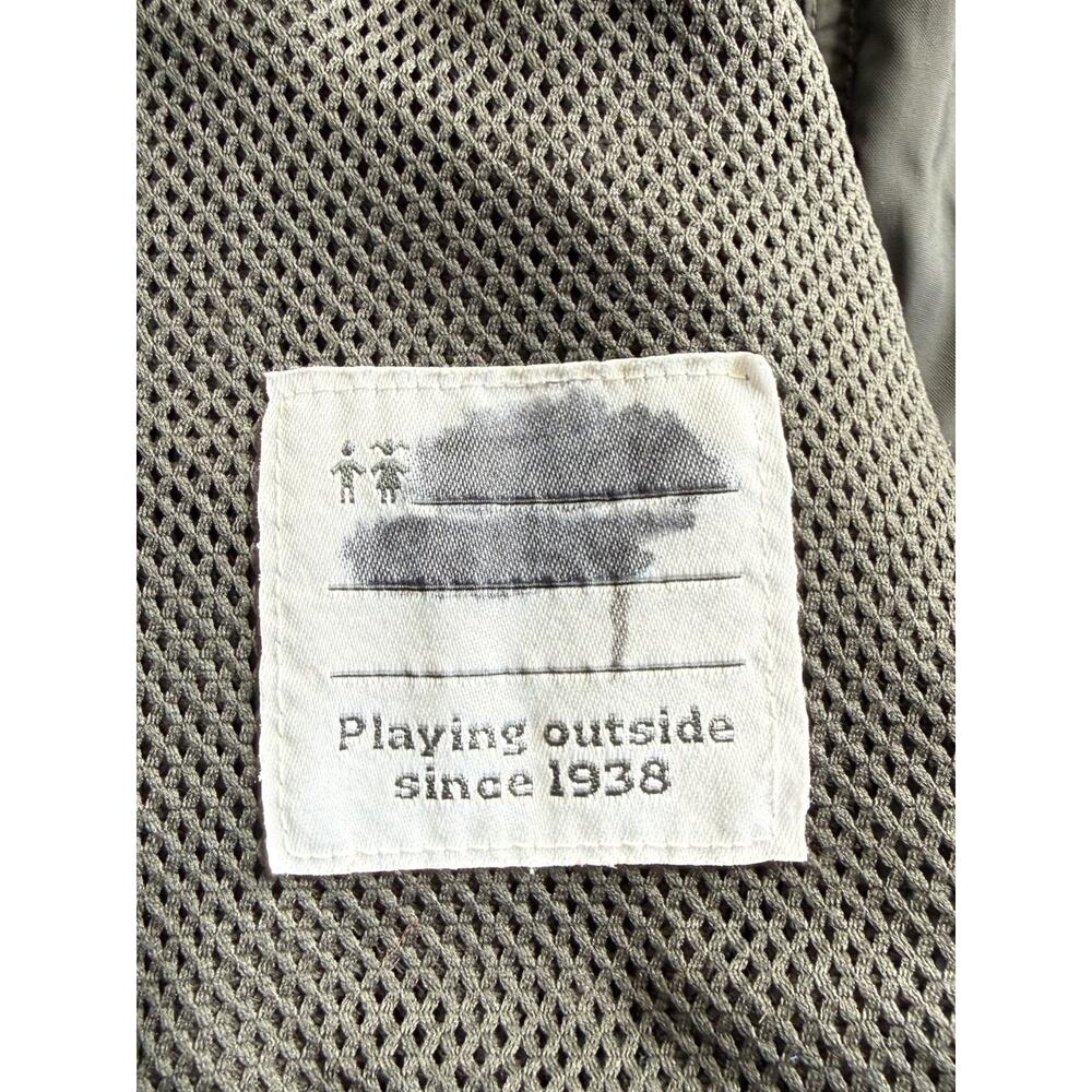 Columbia Youth Gray Black Hooded Windbreaker Rain Jacket Full Zip Size M 10 12 - Picture 4 of 5